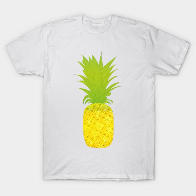 Yellow Pineapple T-Shirt by calliew1217